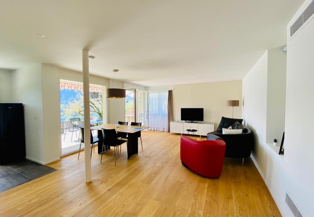 Panorama Boutique Apartment With Air Condition, Spa Entry In Solbadhotel Sigriswil Εξωτερικό φωτογραφία