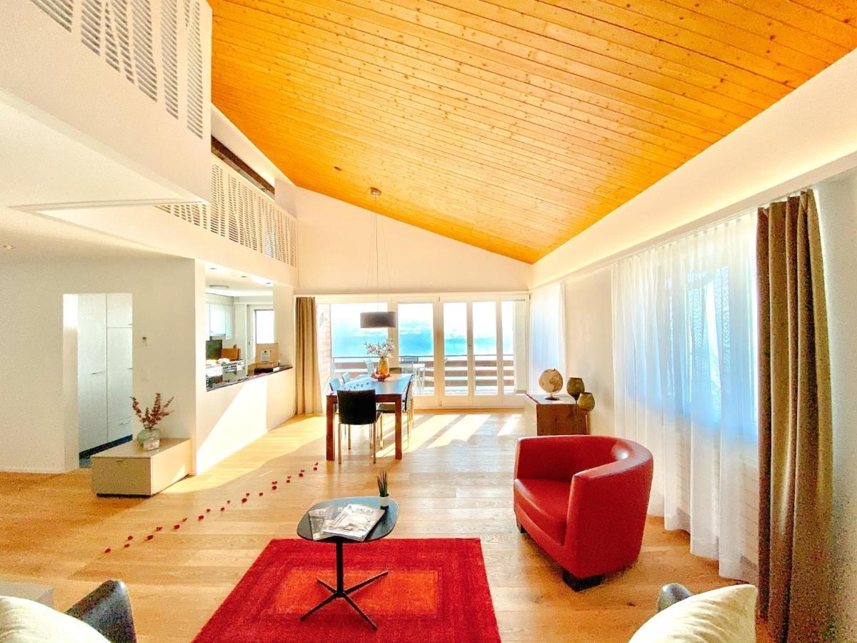 Panorama Boutique Apartment With Air Condition, Spa Entry In Solbadhotel Sigriswil Εξωτερικό φωτογραφία